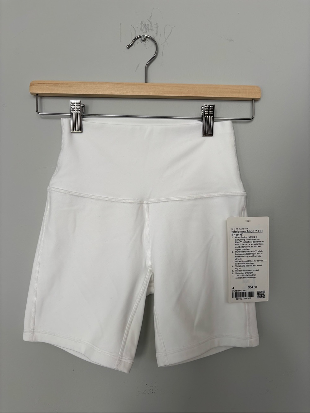 lululemon Align HR Short 6” size 4 BNWT